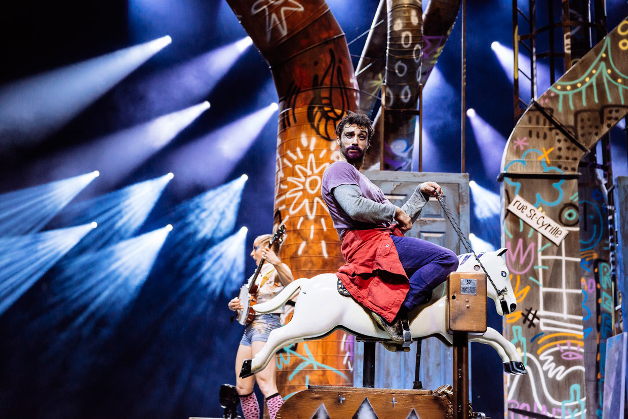 Cirque du Soleil Colocs série hommage TroisRivières Amphithéâtre