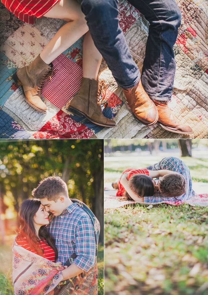 34 Picnic Themed Engagement Photo Shoot Ideas