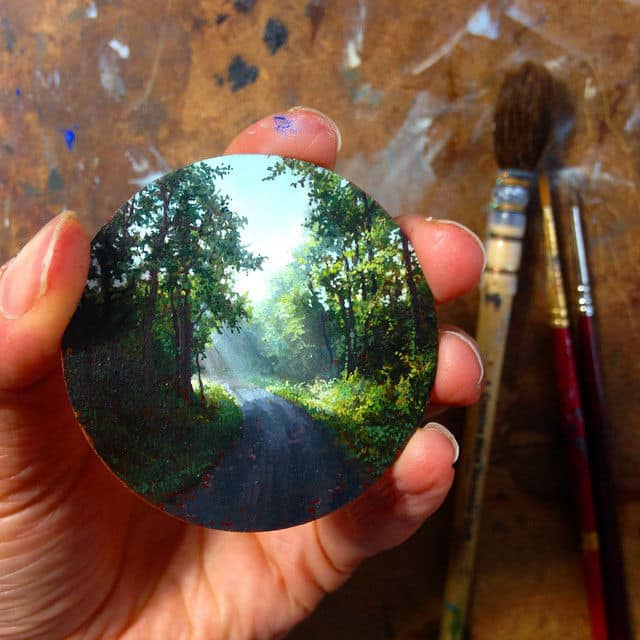 Extremely Detailed Miniature Paintings by Dina Brodsky