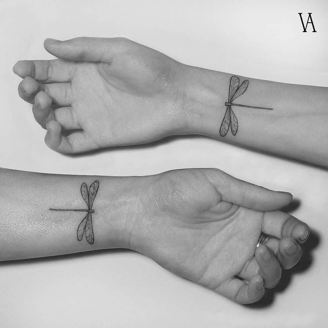 HighQuality Minimalistic Tattoos by Surrealist Violeta Arus