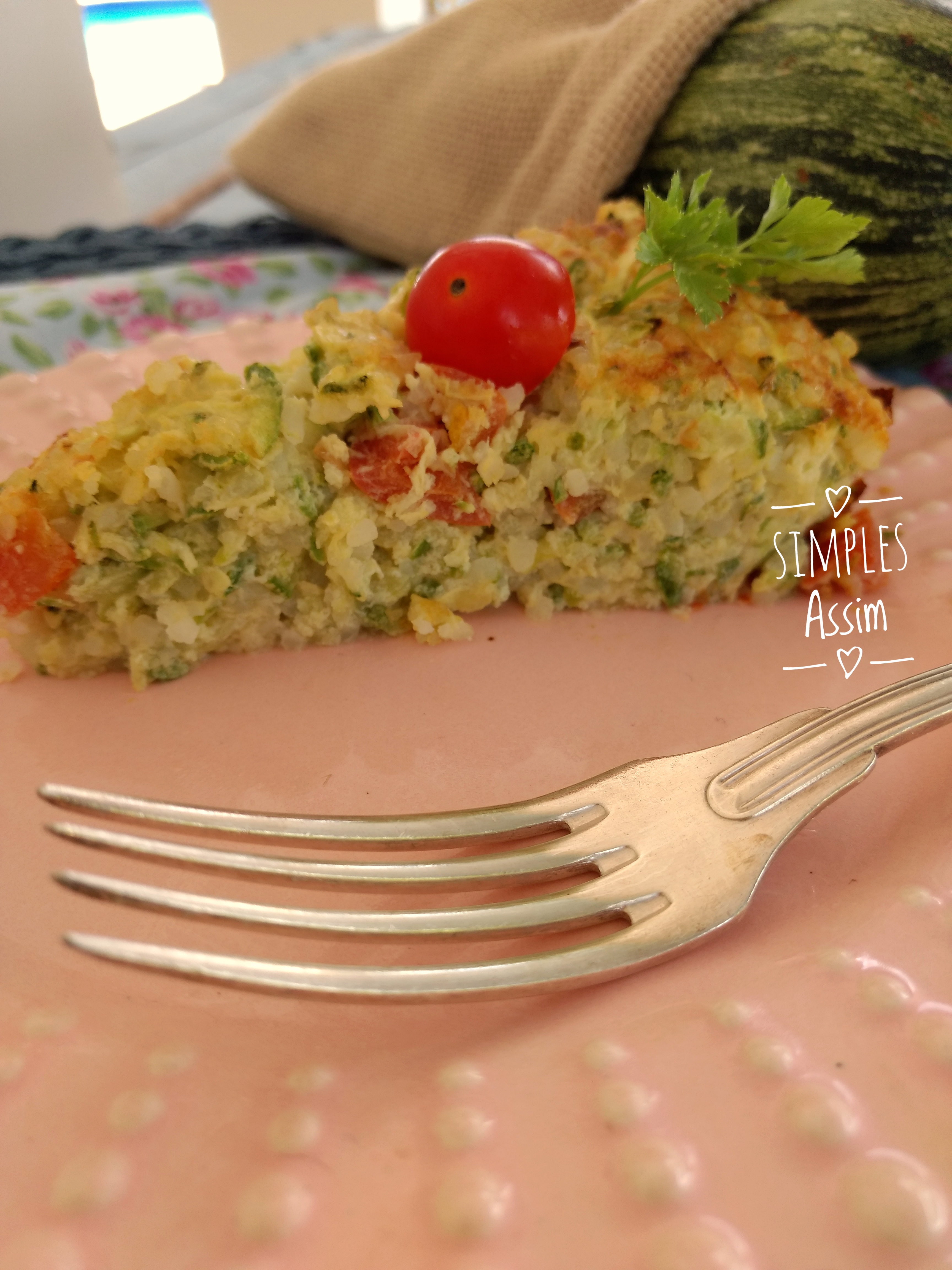 Torta rápida de abobrinha Quinta sem glúten Simples Assim