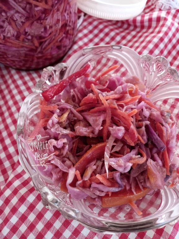 Conserva de repolho roxo Quinta sem gluten Simples Assim