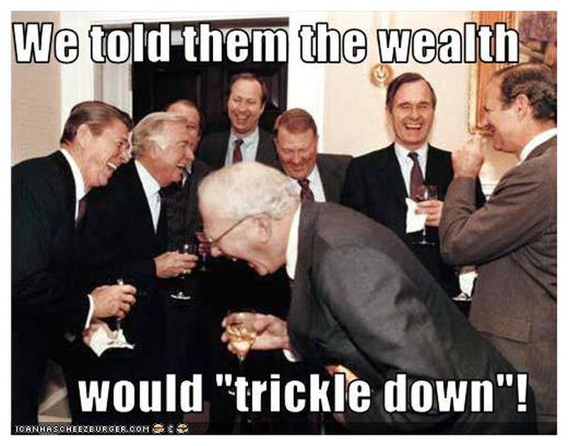 The rich keep getting richer while millions struggle to earn enough to