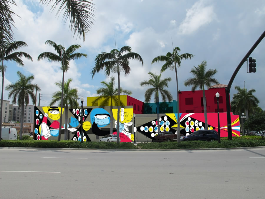 David ‘Lebo’ LeBatard Unveils Downtown Hollywood Mural Project 8/18/12