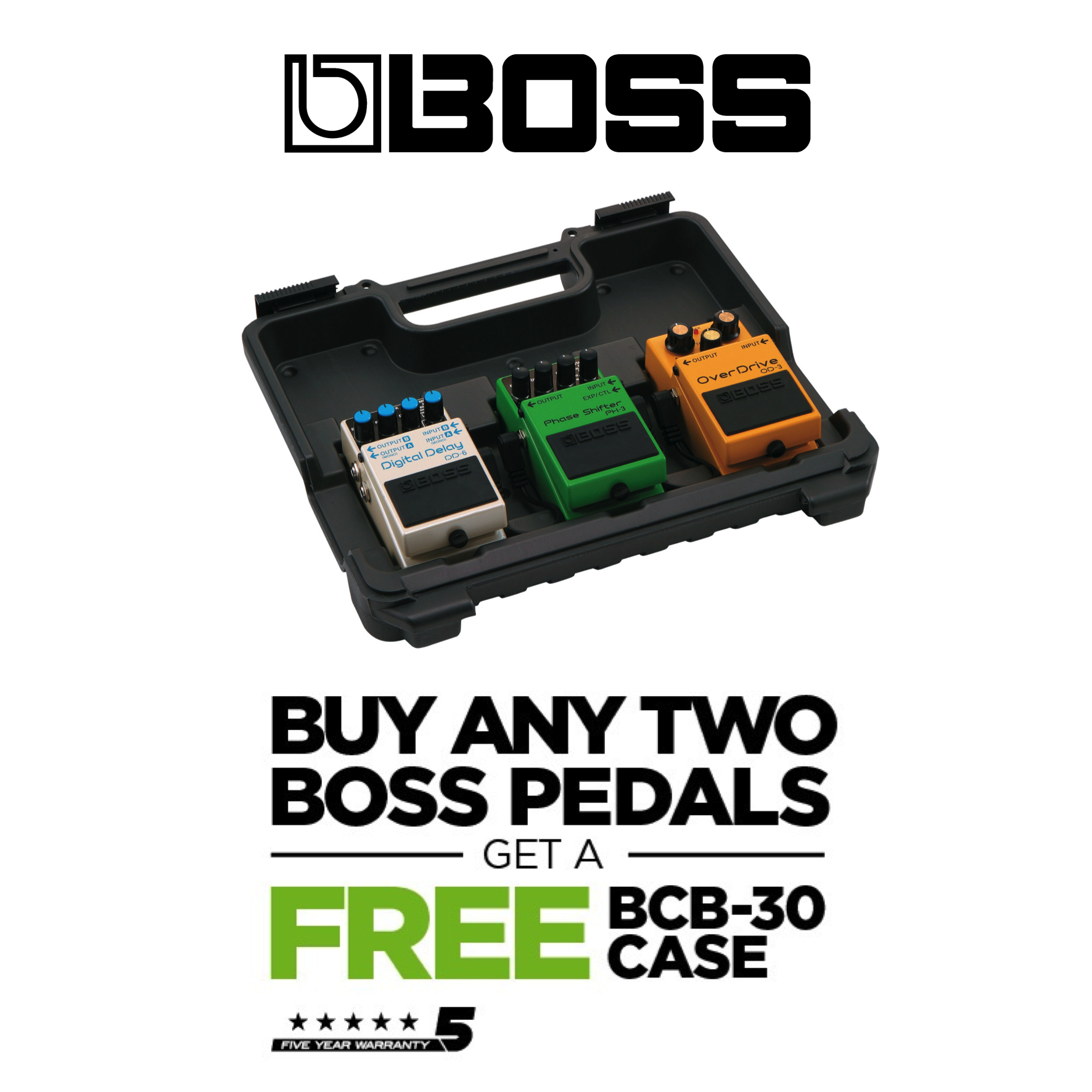 Boss Bcb 30 Pedal Case