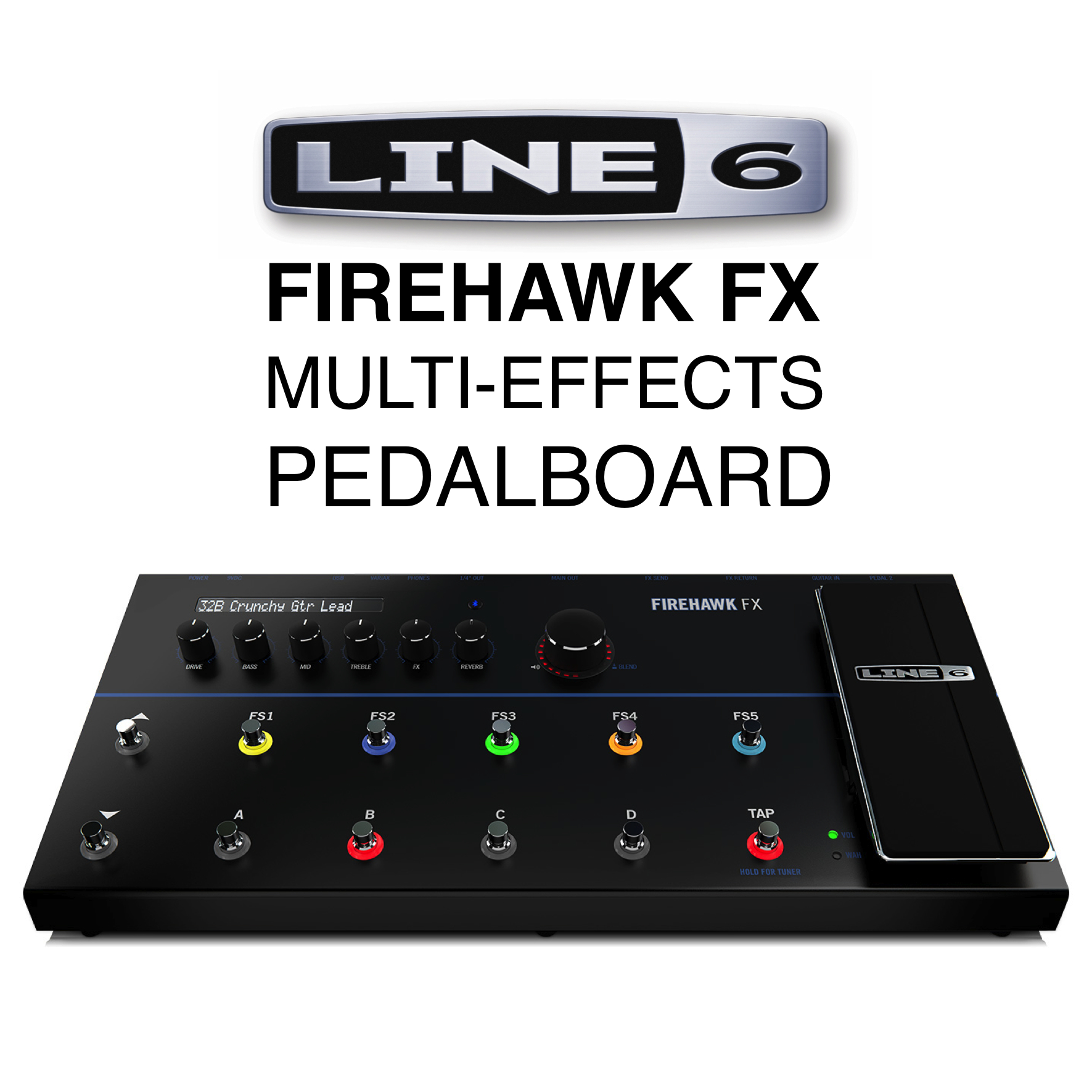 Line 6 Announce Firehawk FX MultiEffects Pedalboard Sound Affects