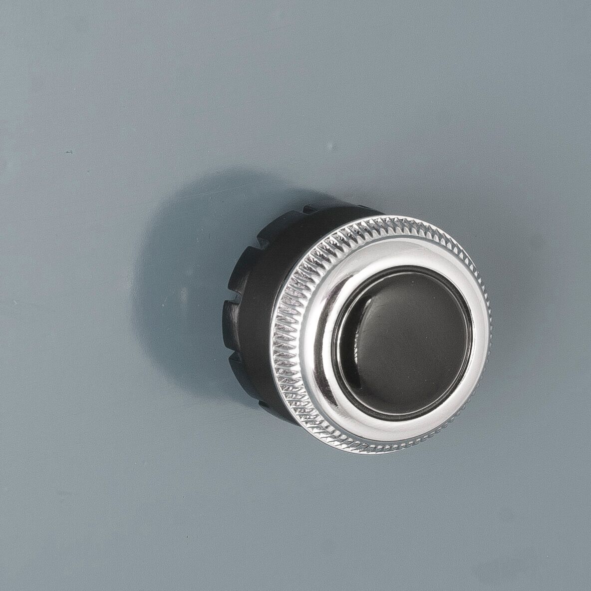 RetroSound Car Radio Knobs Black and Chrome