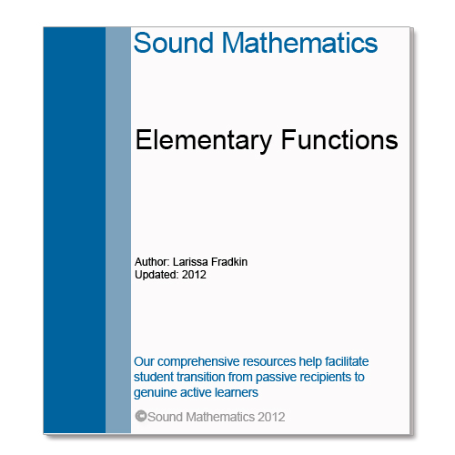 elementary functions for college STEM students and teachers