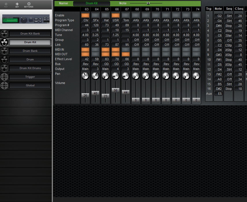 Alesis DMPro Editor Librarian