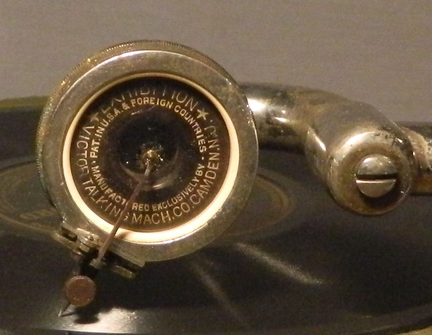 Reproduction steel phonograph needles, bamboo needles, records, radios