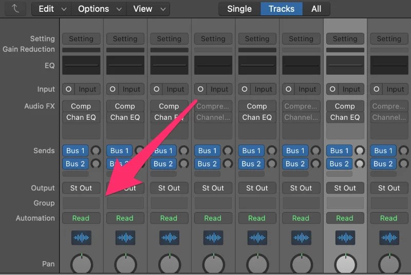 How to Group or Ungroup Tracks in Logic Pro X