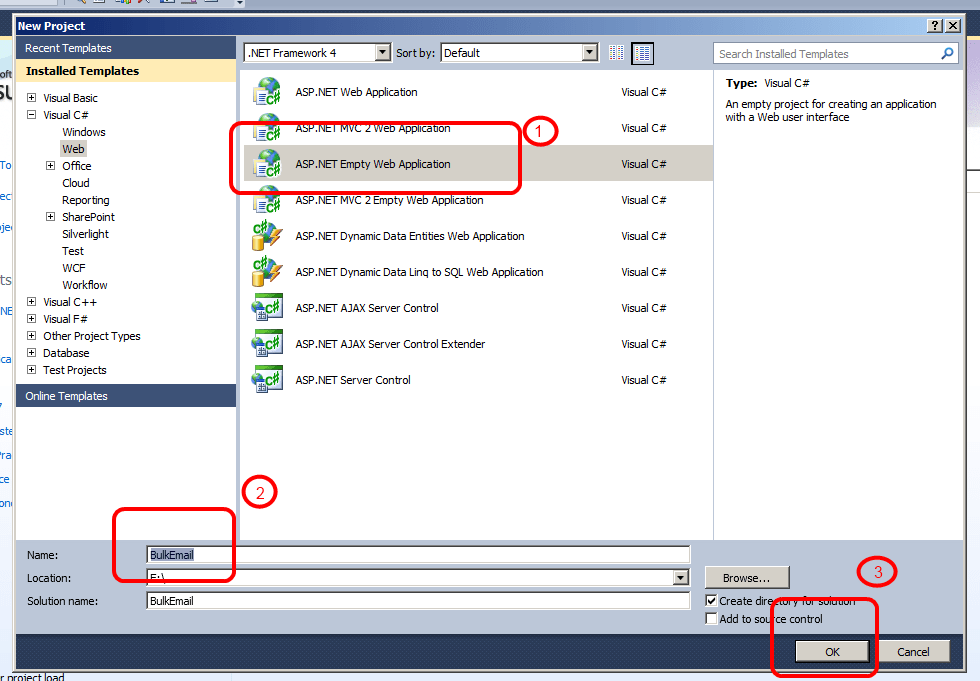 How to Send Bulk Email in with Example using C