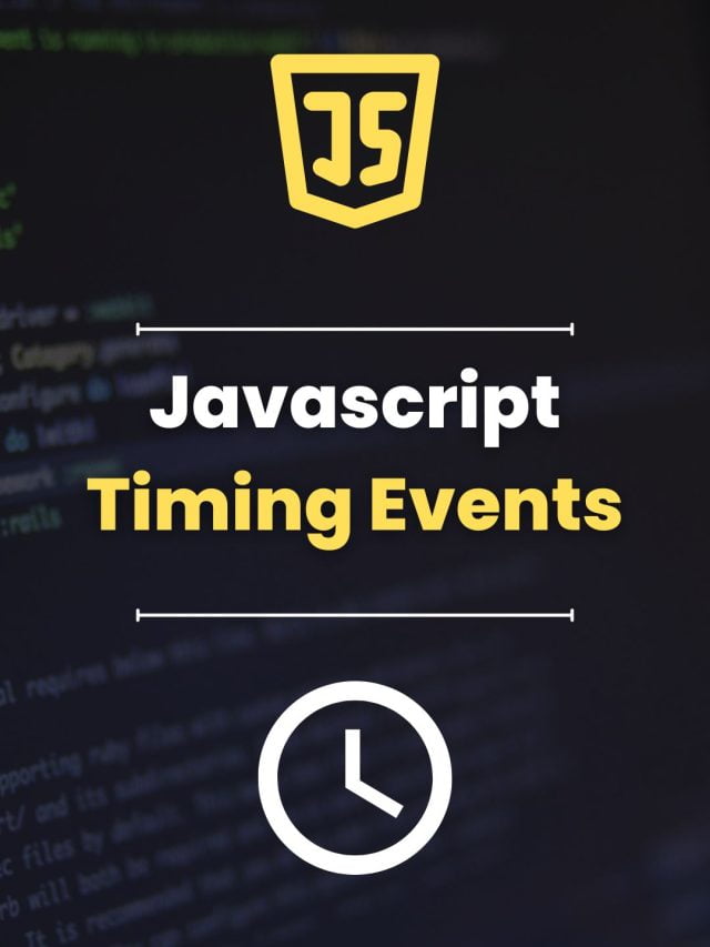 Javascript Timing Events Source Code Site