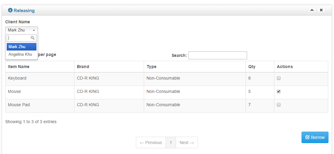 Borrowing and Returning Function in PHP/MySQL Free source code, tutorials and articles