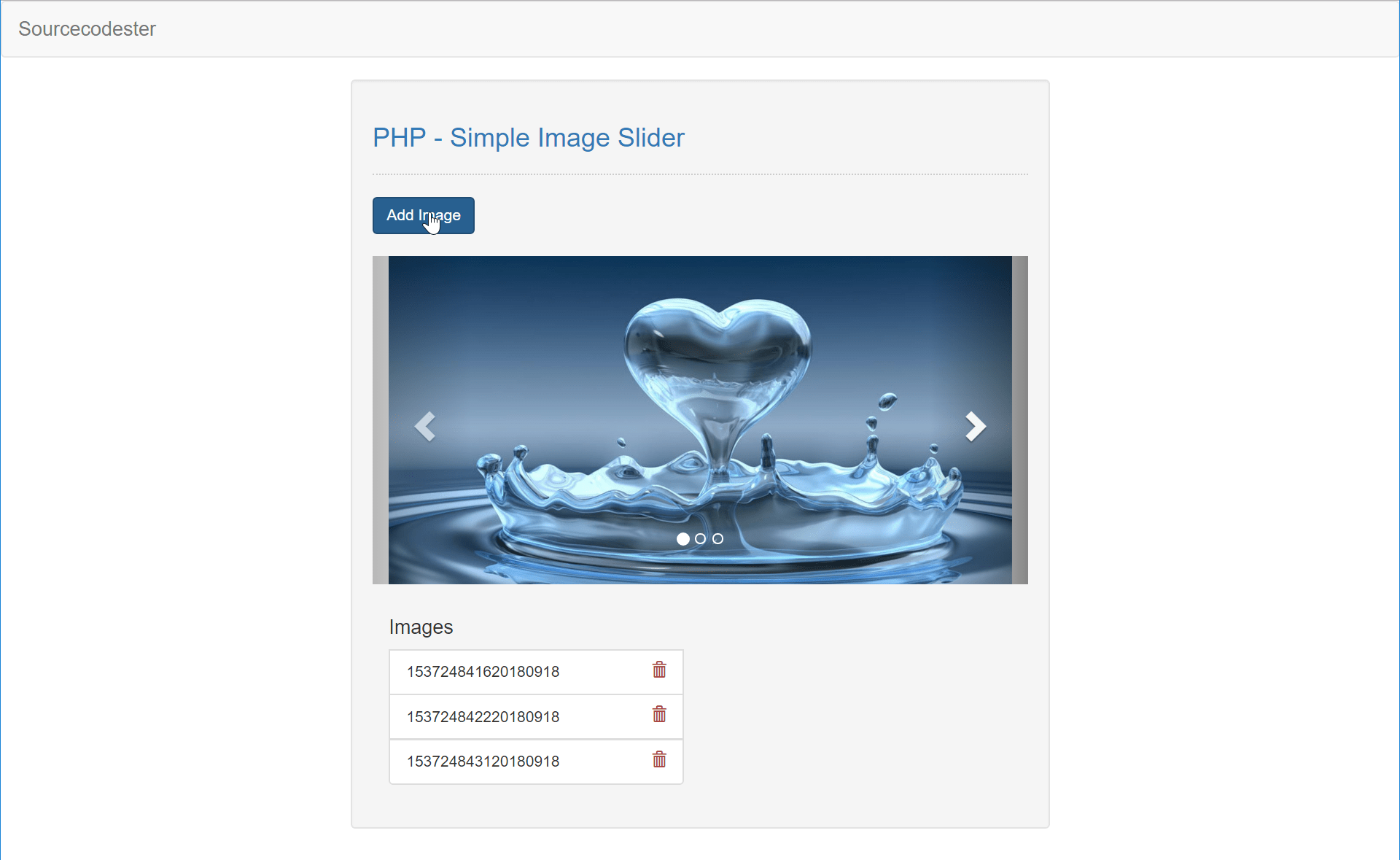 PHP Simple Image Slider Using Jquery SourceCodester