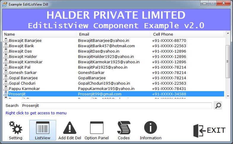ListView demo Free Source Code, Projects & Tutorials