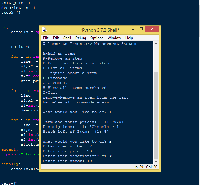 Inventory Management System Project in Python Free Source Code