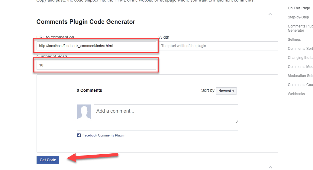 How to Integrate Facebook Comments Plugin SourceCodester