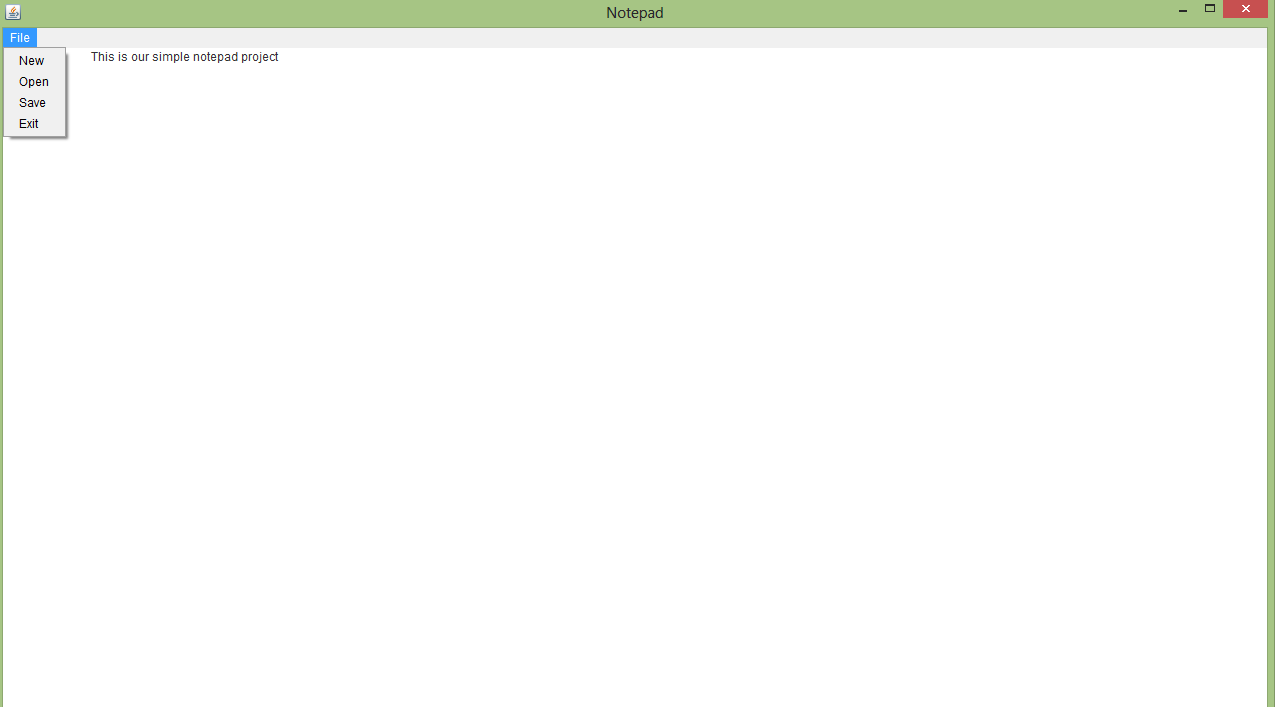 How to Create a Notepad Project in Java SourceCodester