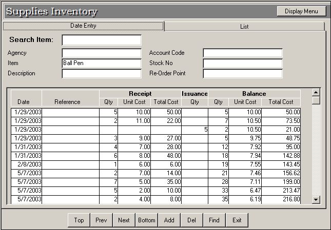 Supplies Inventory System Free Source Code, Projects
