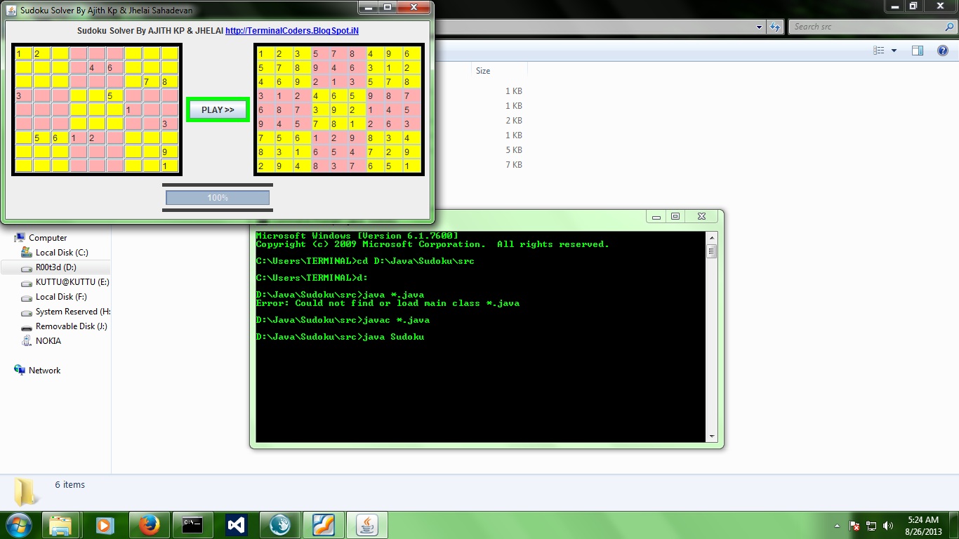 Sudoku Solver in Java [GUI] SourceCodester