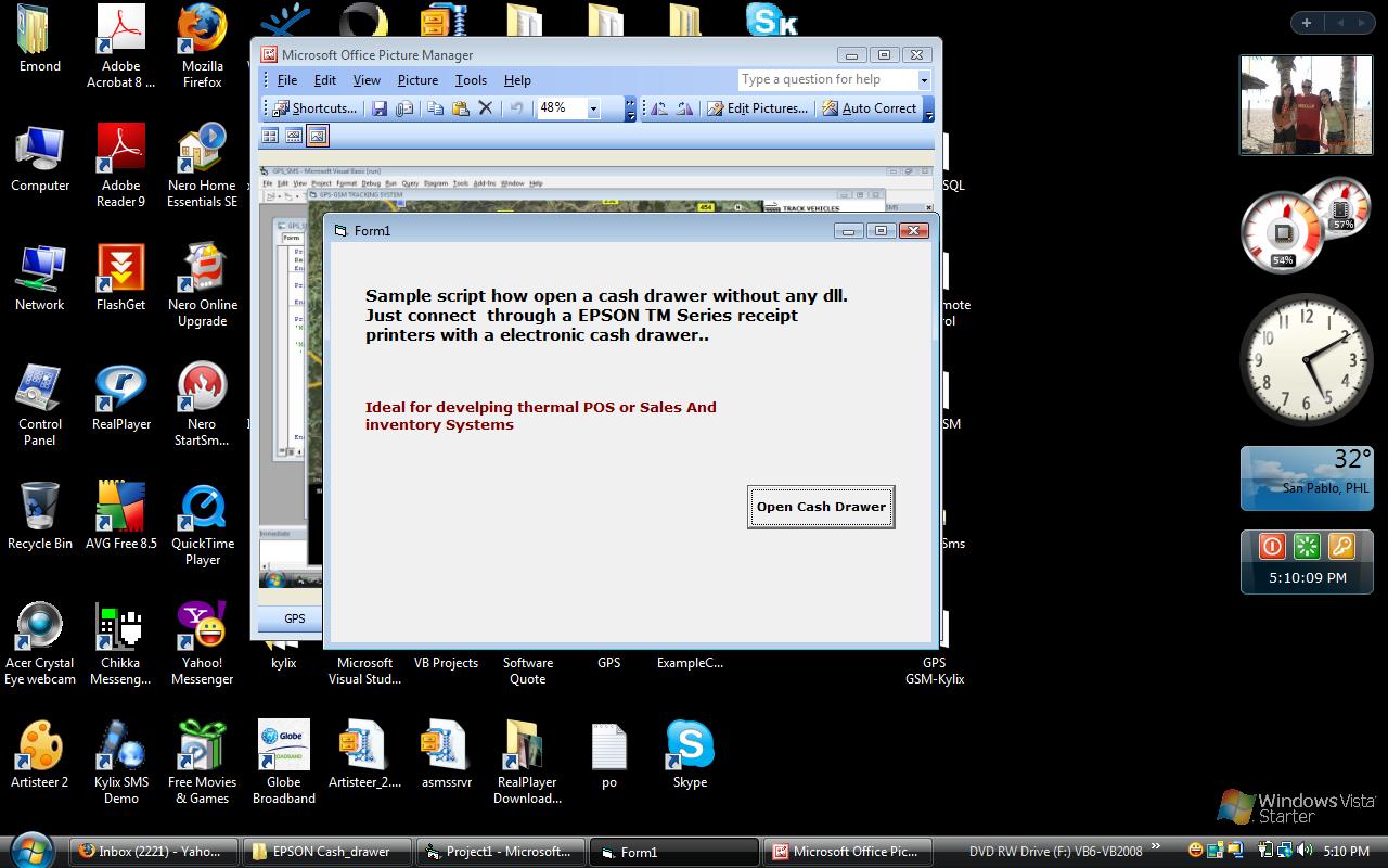 Open Cash Drawer(POS) SourceCodester
