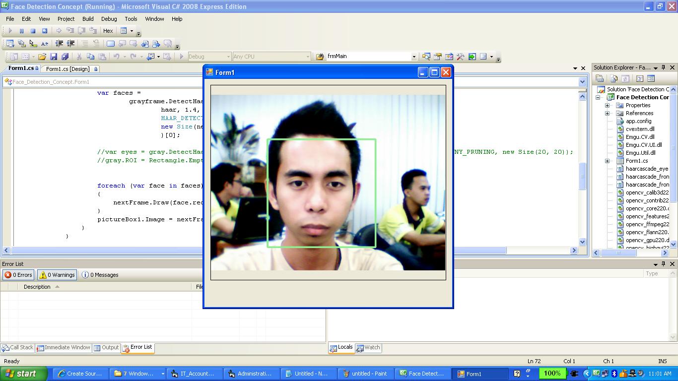 Face Recognition Source Code In Free Download