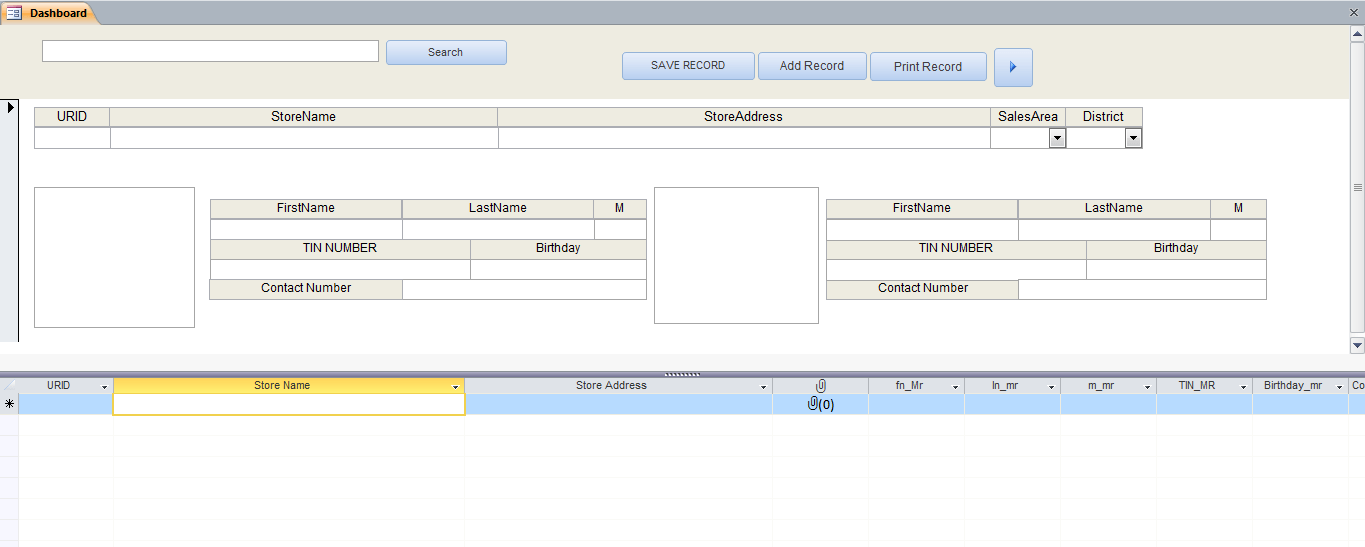 Simple Customer Information Database SourceCodester
