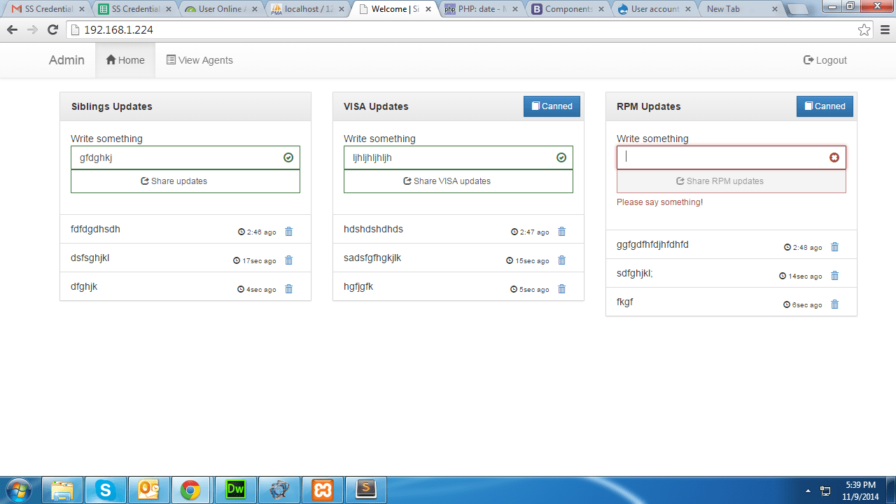 Canned Script Socialize Code with Advance Notifications SourceCodester