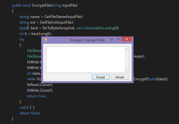 Encrypt/Decrypt Files Free Source Code, Projects & Tutorials