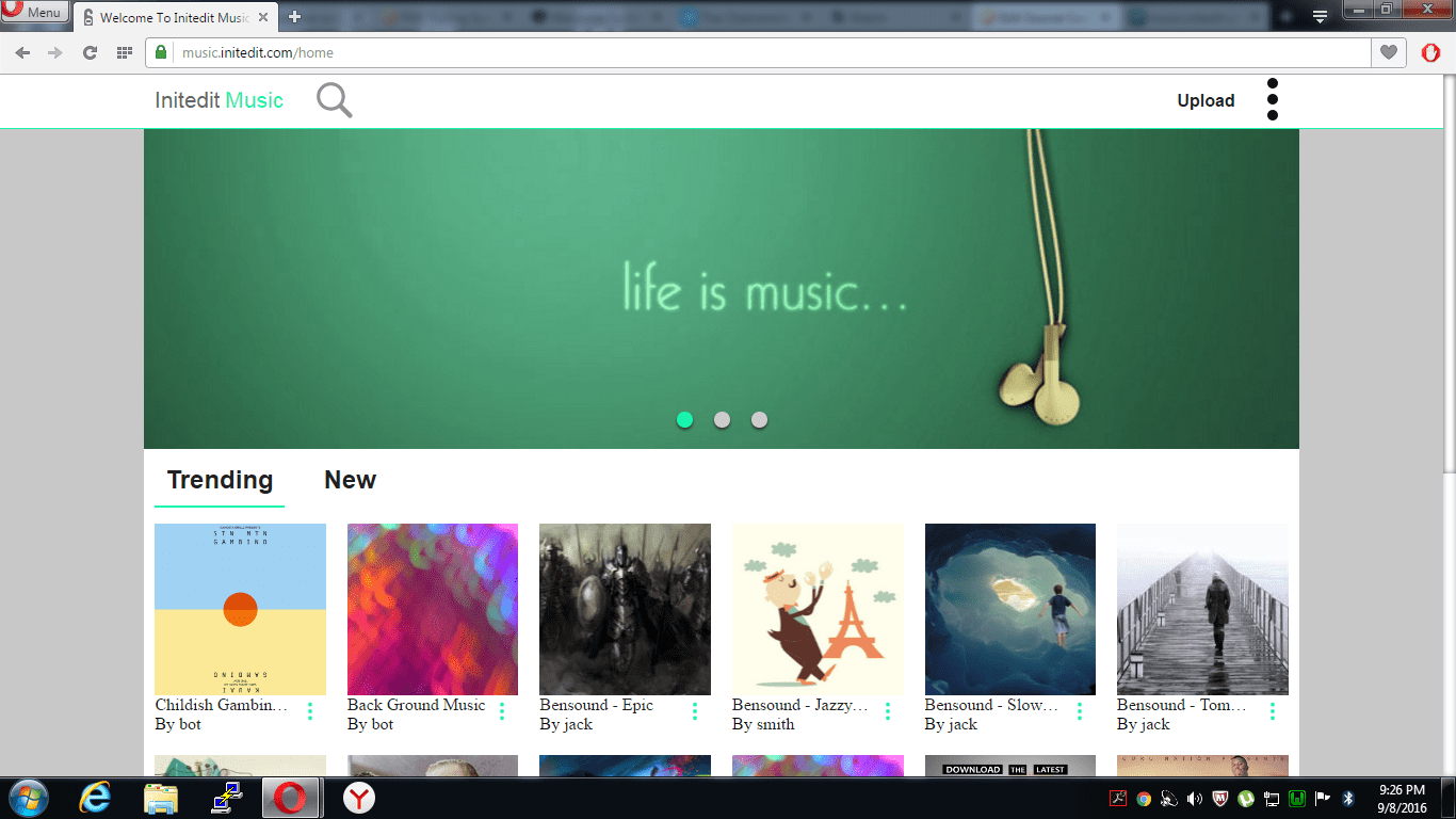 Simple Music Sharing Code in PHP SourceCodester