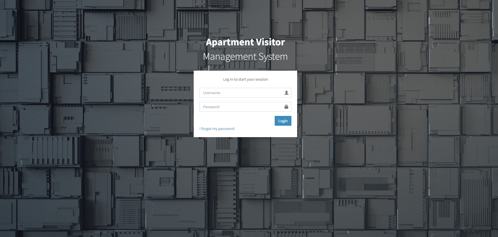 Apartment Visitor Management System in PHP and MySQL Free Source Code