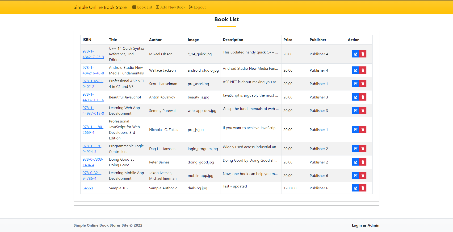 Simple Online Book Store System in PHP Free Source Code SourceCodester