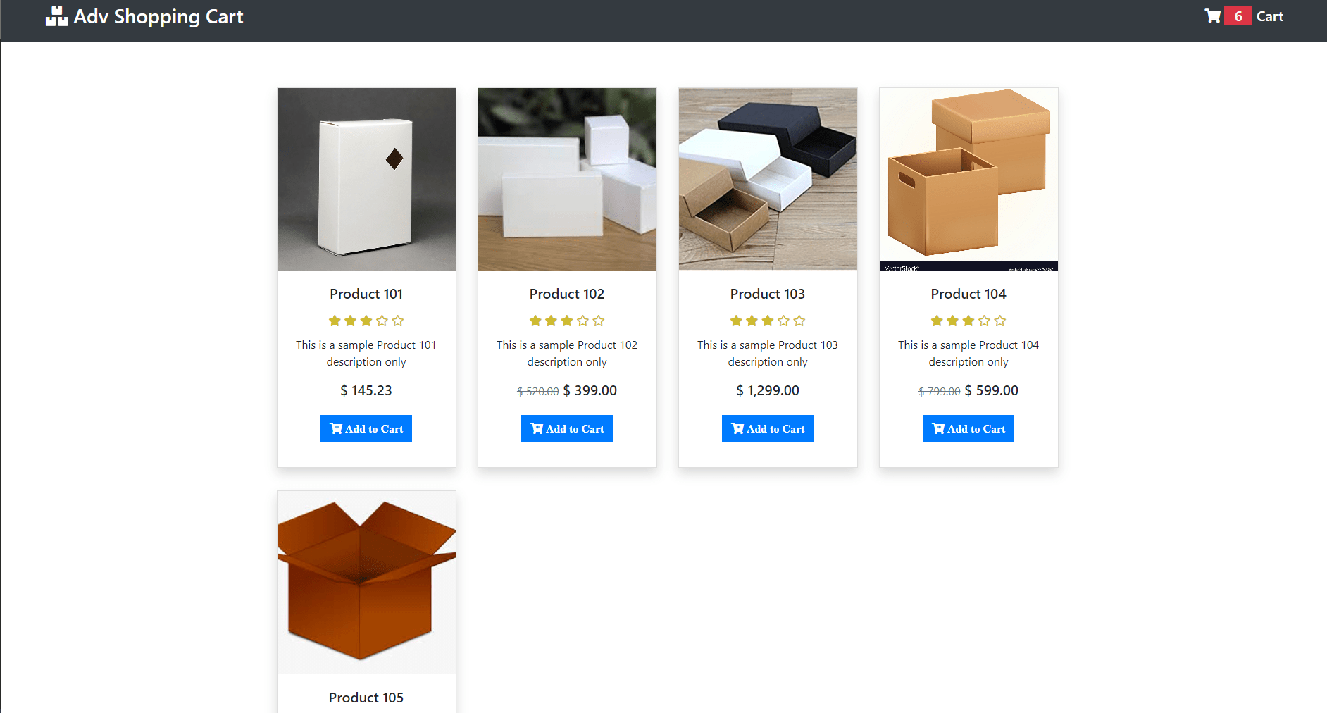 Advance Shopping Cart using PHP Free Source Code SourceCodester