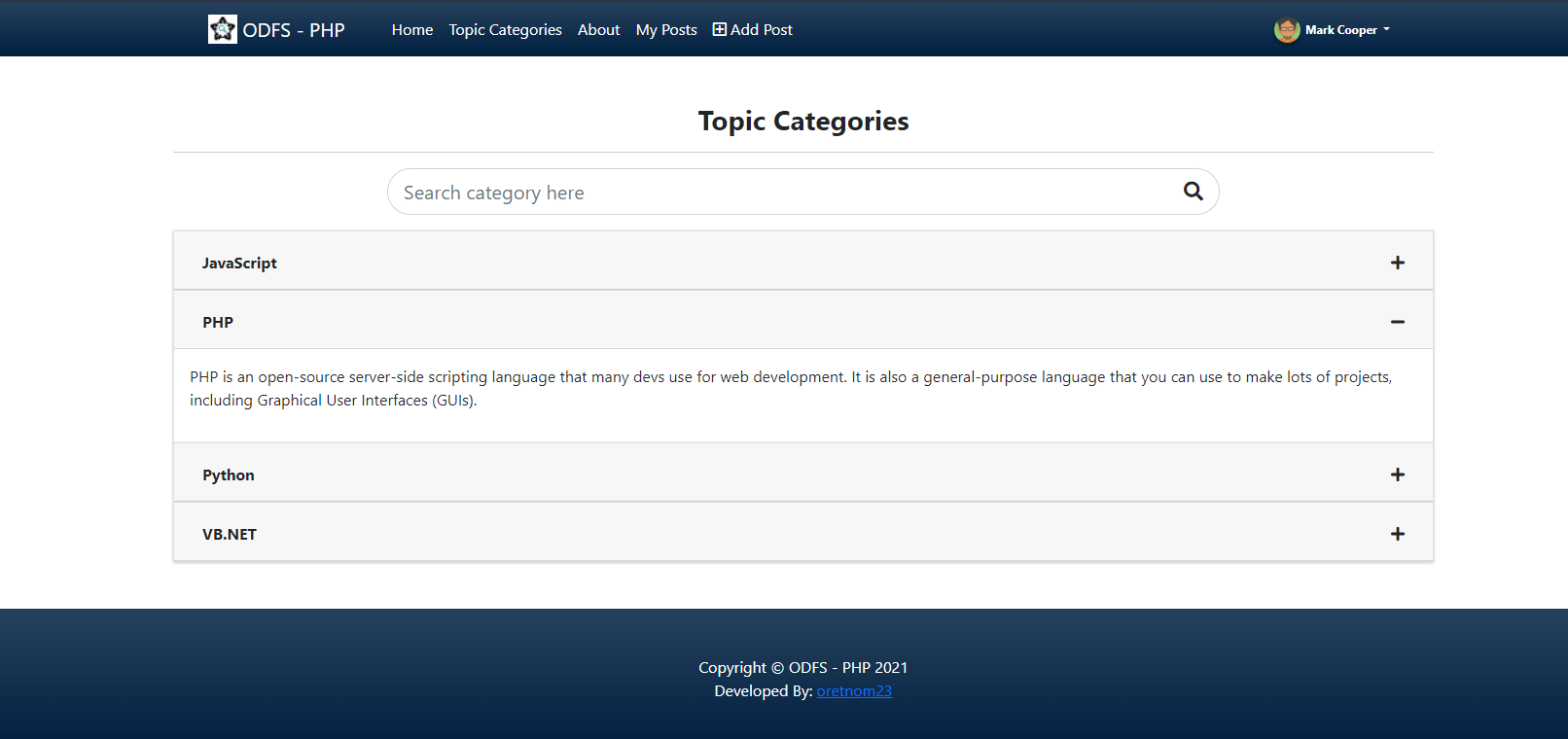 Online Discussion Forum Site in PHP/OOP Free Source Code SourceCodester