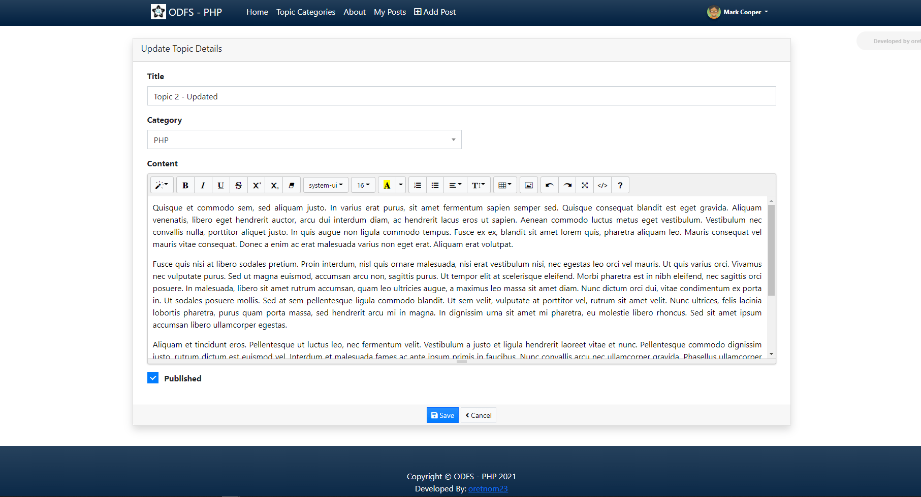 Online Discussion Forum Site in PHP/OOP Free Source Code SourceCodester