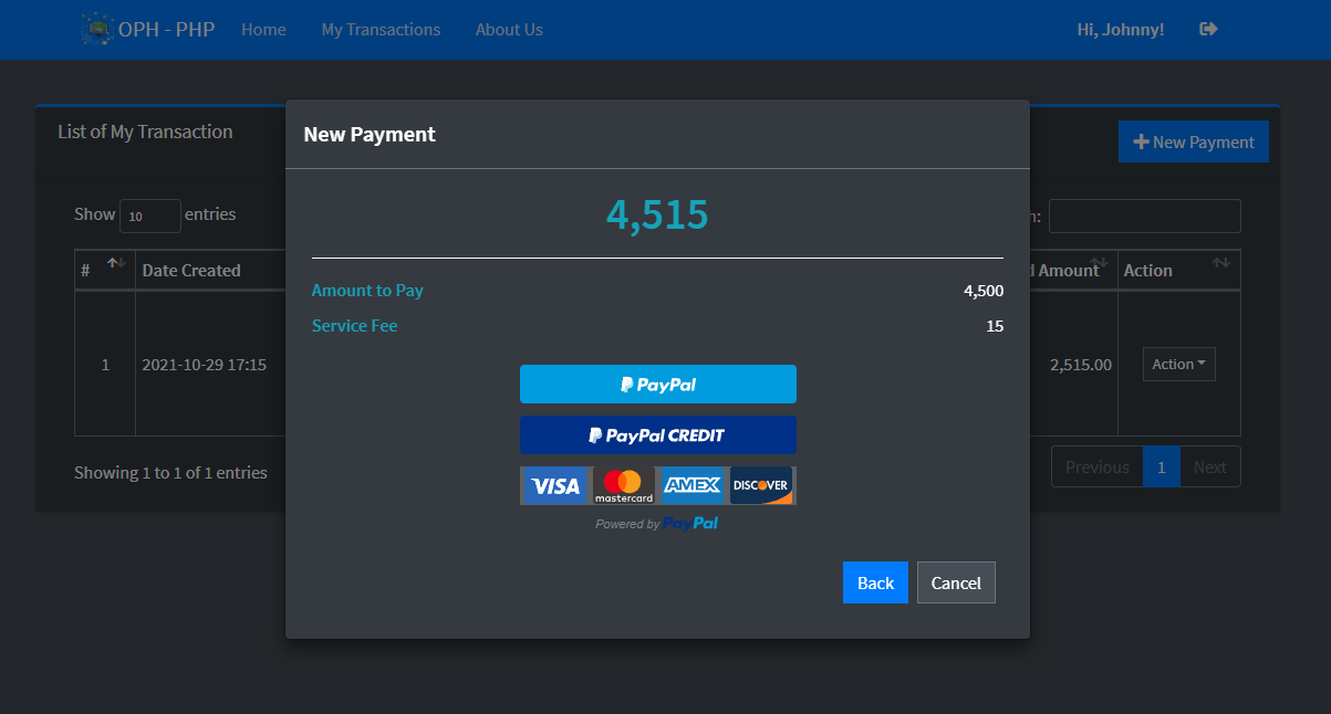 Online Payment Hub using PHP and PayPal Free Source Code SourceCodester