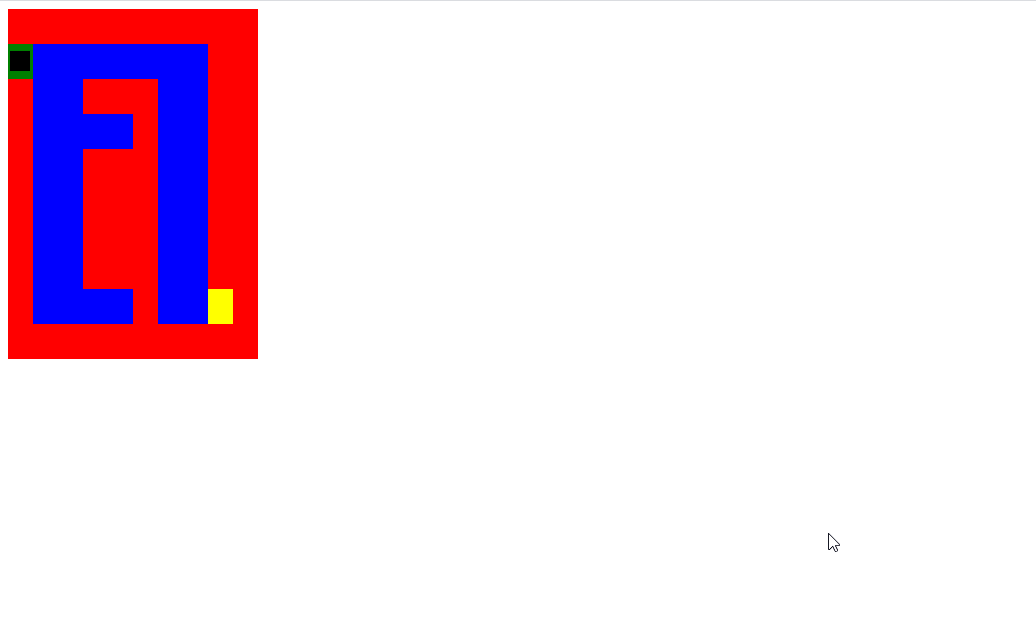 Find My Way(Simple Maze Game) using JavaScript with Source Code