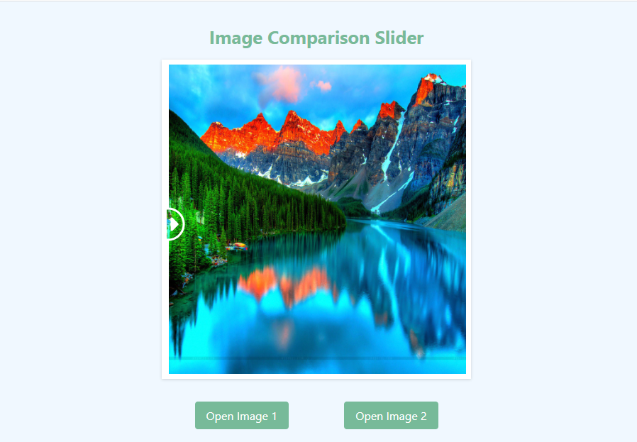 Image Comparison Slider in VanillaJS with Source Code SourceCodester