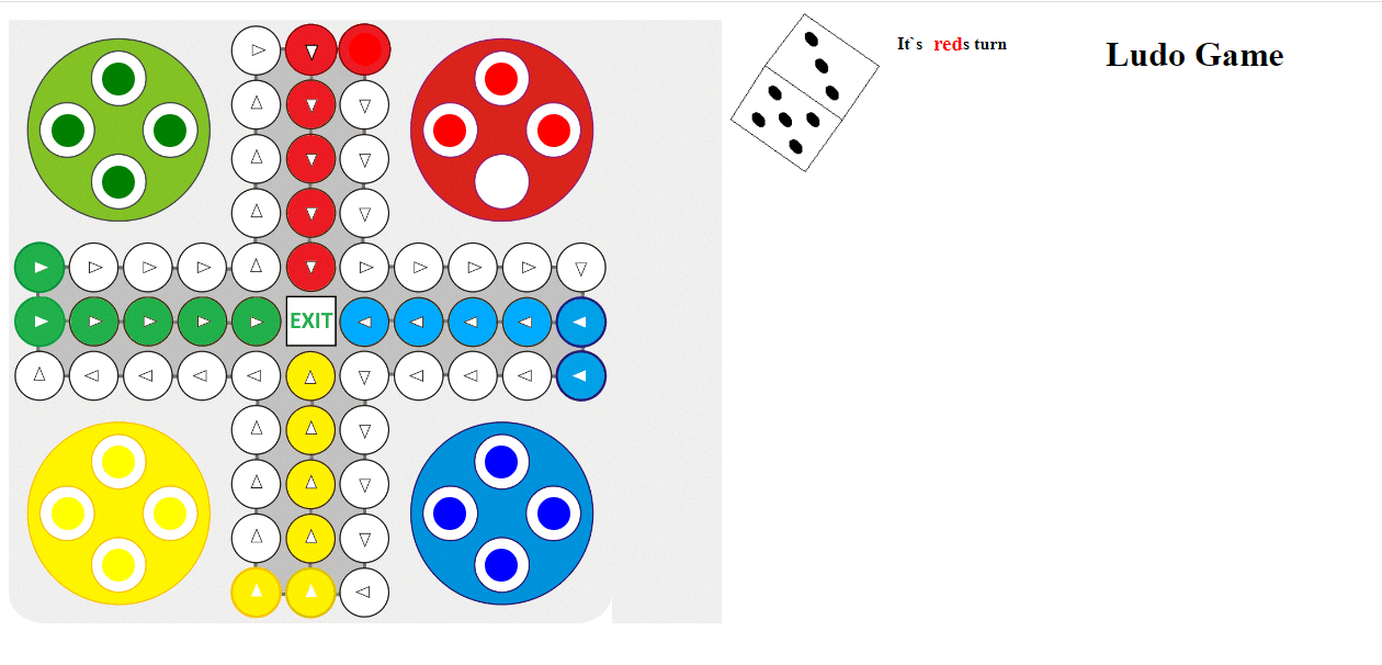Simple Ludo Game using JavaScript with Free Source Code SourceCodester