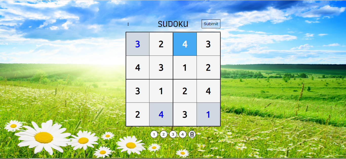 Sudoku Game using JavaScript with Source Code SourceCodester