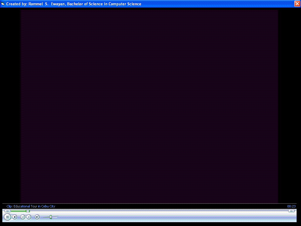 Sample Application using Windows Media Player Control in Visual Basic
