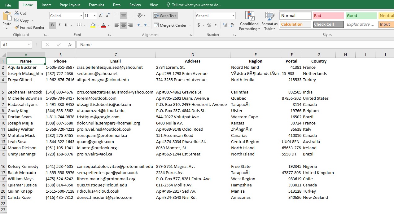 Exporting HTML Table to Excel [.xls, .csv] using JavaScript Tutorial