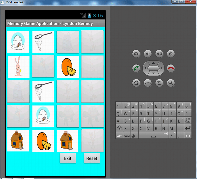 Memory Game Application (Android) Free source code, tutorials and