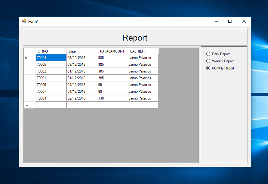 How to Create Daily, Weekly and Monthly Report in C Free Source Code