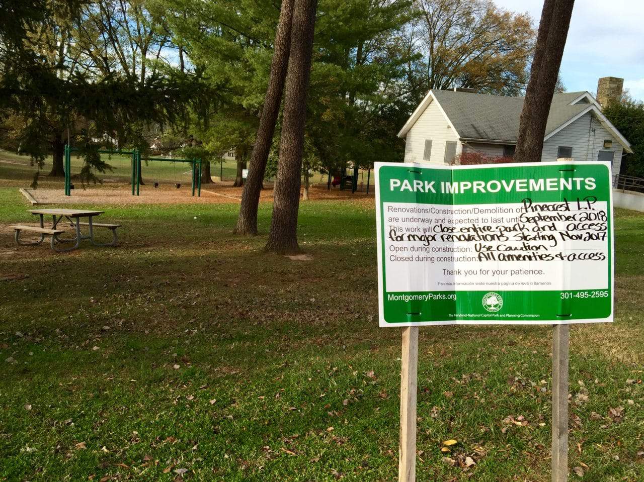 Pinecrest Park to close for renovations Source of the Spring