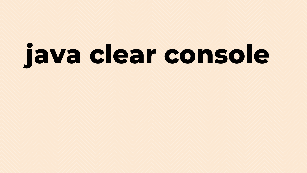 clear console SourceTrail