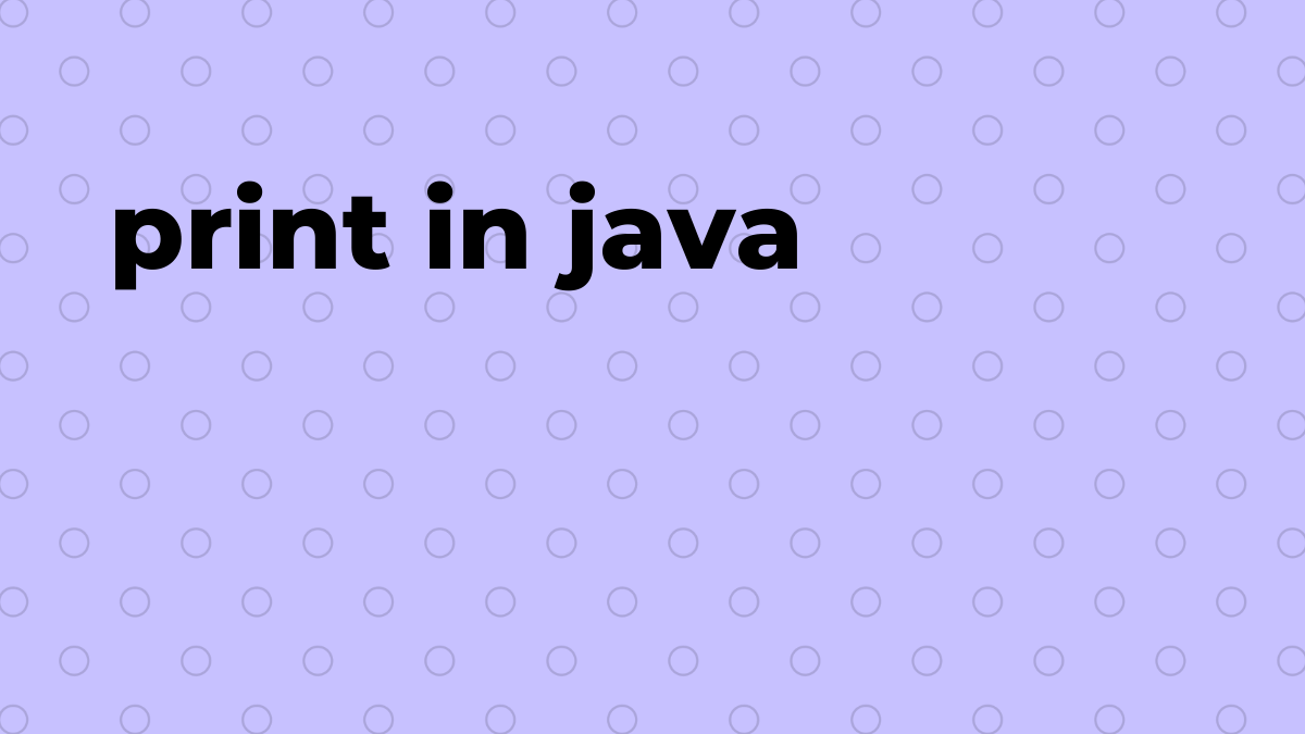 Solved print in Java SourceTrail