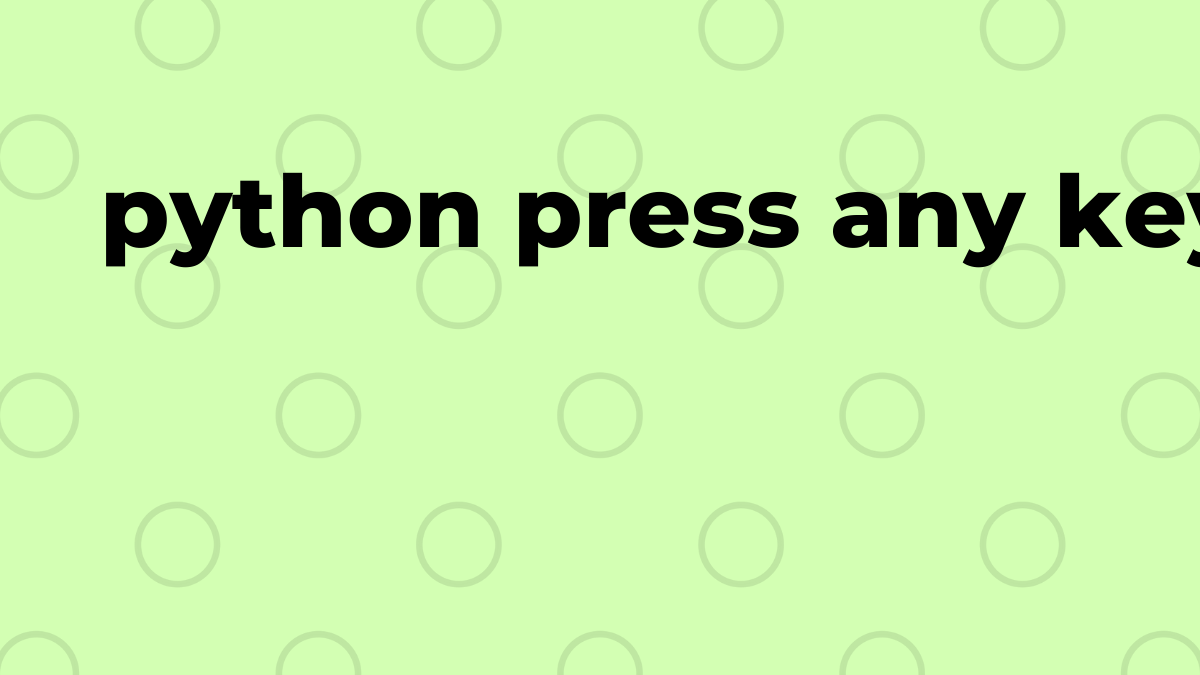 Solved press any key to continue in Python SourceTrail