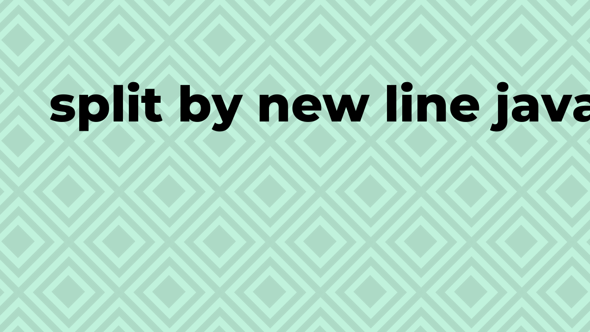 Diselesaikan berpecah mengikut baris baharu dalam Java SourceTrail